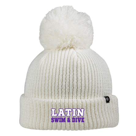 Ivory Pom Beanie