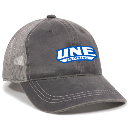 CHARCOAL/GREY Weathered Trucker Cap