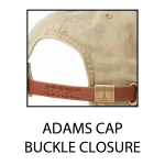 ADAMS Garment Washed COTTON Twill Cap