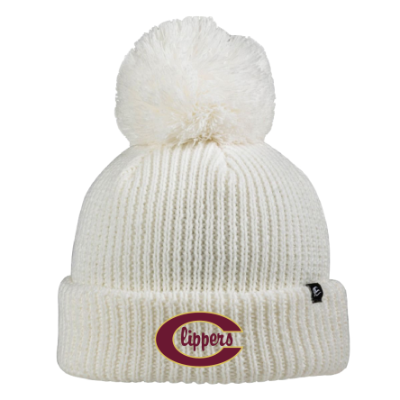 Ivory Pom Beanie