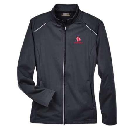 Women&#039;s BLACK TECHNO LITE 3-Layer Knit Tech-Shell Jacket