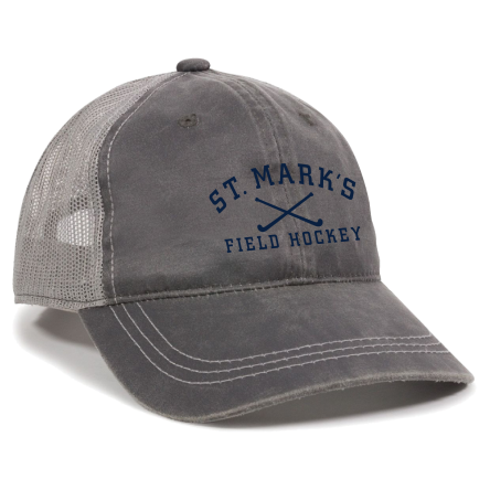 CHARCOAL/GREY Weathered Trucker Cap
