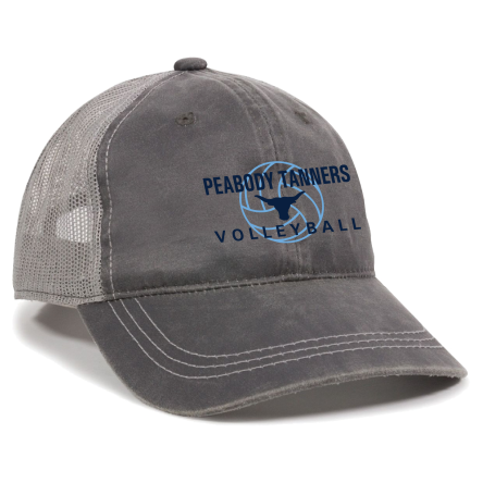 CHARCOAL/GREY Weathered Trucker Cap