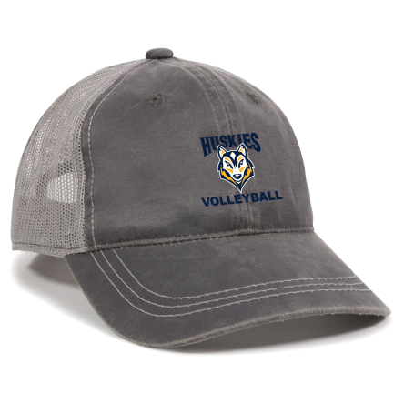 CHARCOAL/GREY Weathered Trucker Cap