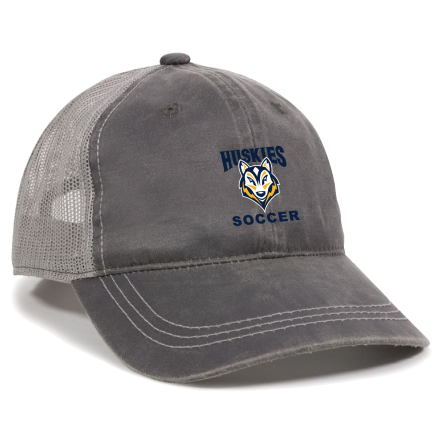CHARCOAL/GREY Weathered Trucker Cap