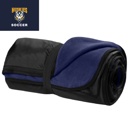 Classic NAVY Fleece Travel Blanket