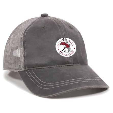 CHARCOAL/GREY Weathered Trucker Cap