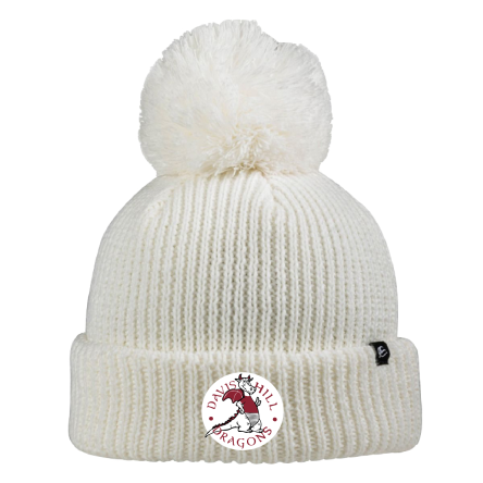 Ivory Pom Beanie