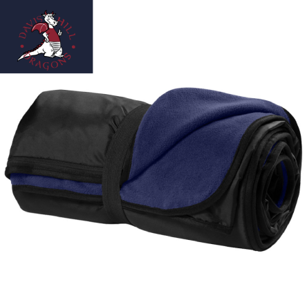 Classic NAVY Fleece Travel Blanket