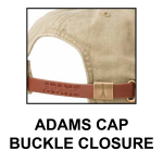 ADAMS Garment Washed COTTON Twill Cap