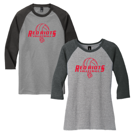 Tri-Blend 3/4 Sleeve BASEBALL Tee