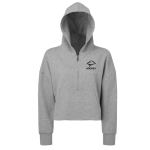 Women’s Alice CROPPED 1/2 ZIP HOODED SWEATSHIRT
