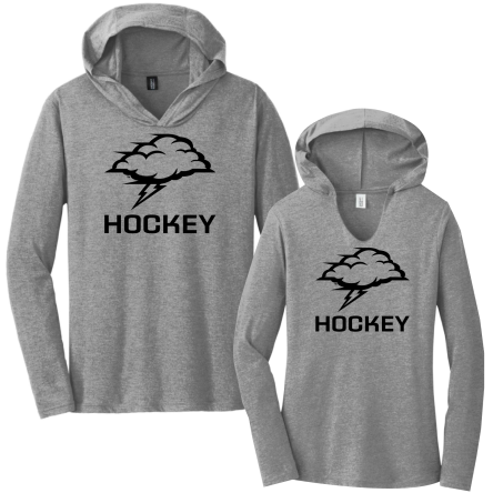 Tri-Blend Long Sleeve HOODED Tee
