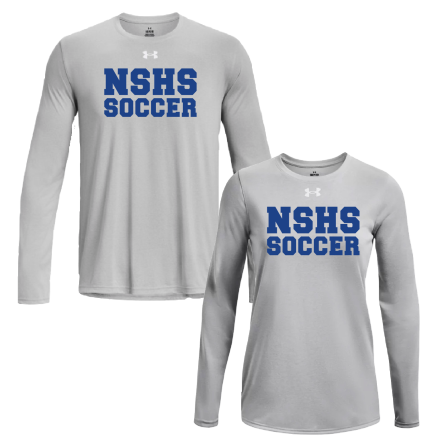 Under Armour Mod Grey LONG Sleeve TECH Tee