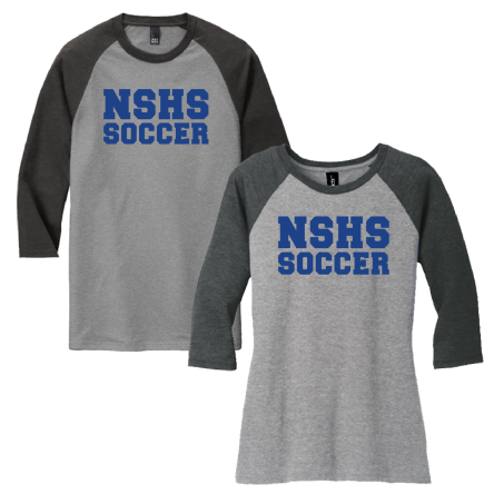 Tri-Blend 3/4 Sleeve BASEBALL Tee