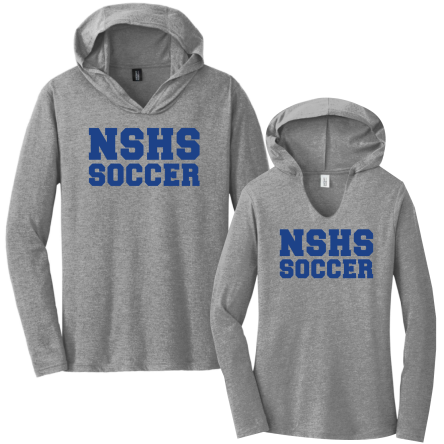 Tri-Blend Long Sleeve HOODED Tee