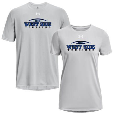Under Armour Mod Grey SHORT Sleeve TECH Tee