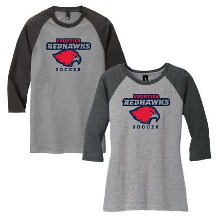 Tri-Blend 3/4 Sleeve BASEBALL Tee