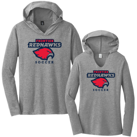 Tri-Blend Long Sleeve HOODED Tee