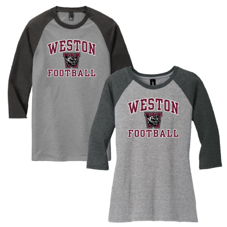 Tri-Blend 3/4 Sleeve BASEBALL Tee