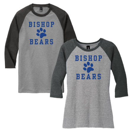 Tri-Blend 3/4 Sleeve BASEBALL Tee