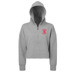 Women’s Alice CROPPED 1/2 ZIP HOODED SWEATSHIRT