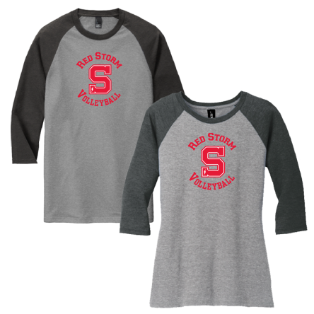 Tri-Blend 3/4 Sleeve BASEBALL Tee