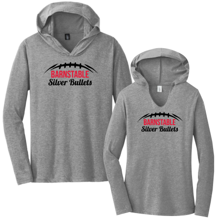 Tri-Blend Long Sleeve HOODED Tee