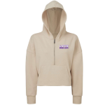 Women’s Alice CROPPED 1/2 ZIP HOODED SWEATSHIRT