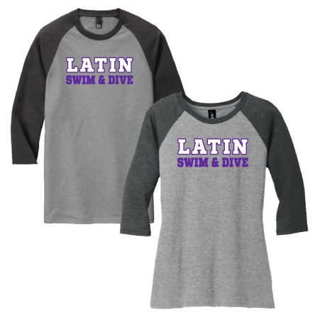 Tri-Blend 3/4 Sleeve BASEBALL Tee