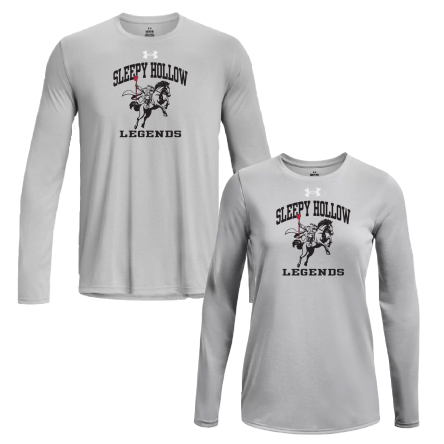 Under Armour Mod Grey LONG Sleeve TECH Tee