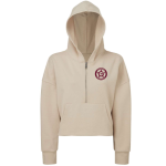 Women’s Alice CROPPED 1/2 ZIP HOODED SWEATSHIRT