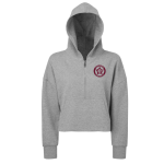 Women’s Alice CROPPED 1/2 ZIP HOODED SWEATSHIRT