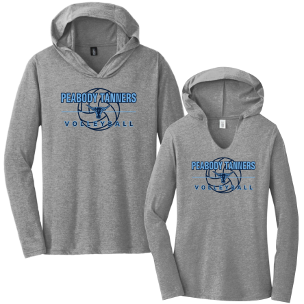 Tri-Blend Long Sleeve HOODED Tee