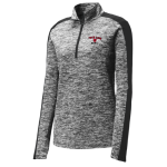 Women’s ELECTRIC Heather Colorblock 1/4 ZIP PULLOVER