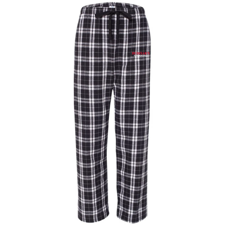 Black and White Flannel Pant