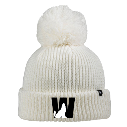 Ivory Pom Beanie