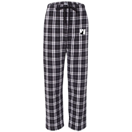 Black and White Flannel Pant