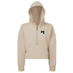 Women’s Alice CROPPED 1/2 ZIP HOODED SWEATSHIRT