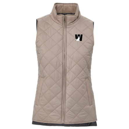 Women's Vintage DIAMOND Quilted VEST