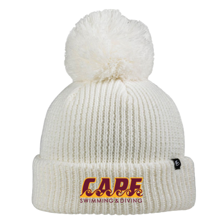 Ivory Pom Beanie