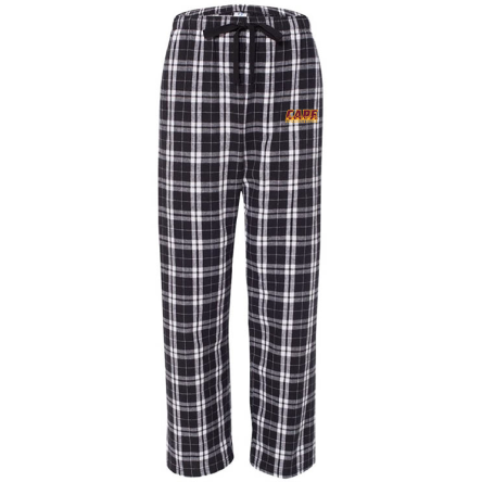 Black and White Flannel Pant