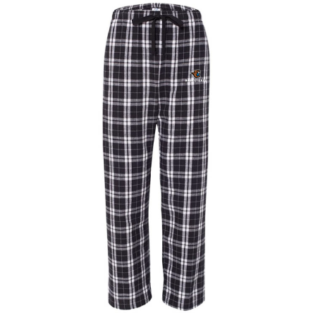 Black and White Flannel Pant