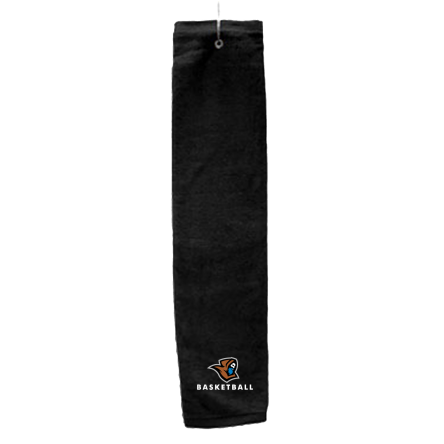BLACK Deluxe Golf Towel with Hook