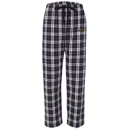 Black and White Flannel Pant