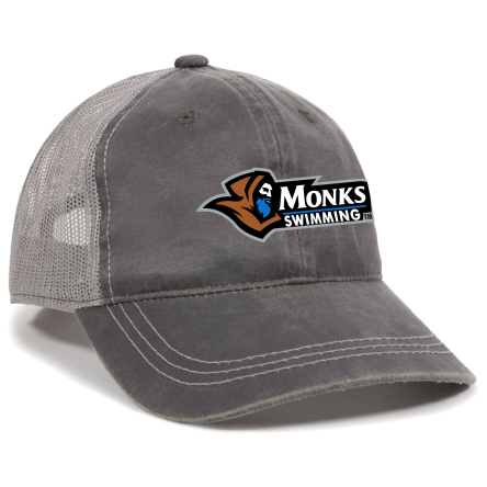 CHARCOAL/GREY Weathered Trucker Cap