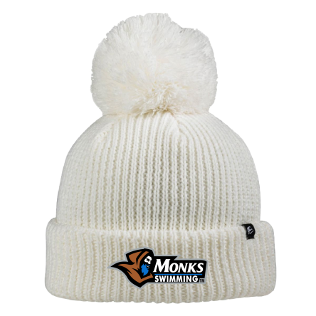 Ivory Pom Beanie