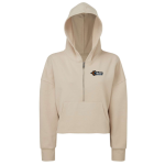 Women’s Alice CROPPED 1/2 ZIP HOODED SWEATSHIRT