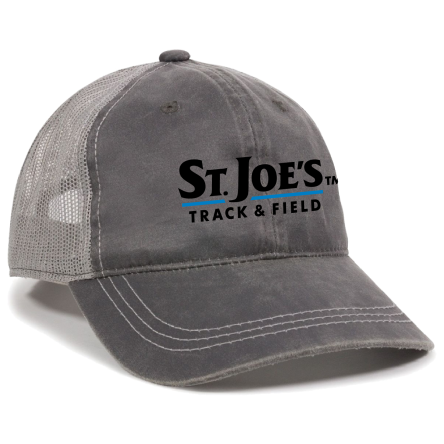 CHARCOAL/GREY Weathered Trucker Cap