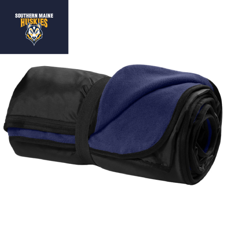 Classic NAVY Fleece Travel Blanket